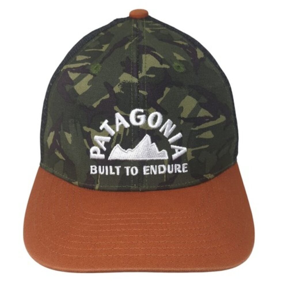 Patagonia Built to Endure Camo Design Snapback Trucker Cap - One Size